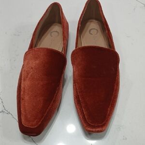 Velvet Loafers in Rich Brown, New Without Tags Or Box, Sz 6.5